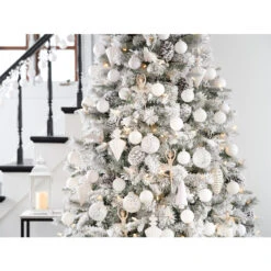 Ensemble De Boules De Noël Holiday Living En Plastique, Blanc, Paquet De 34 -Décoration De Noël 05895235c L