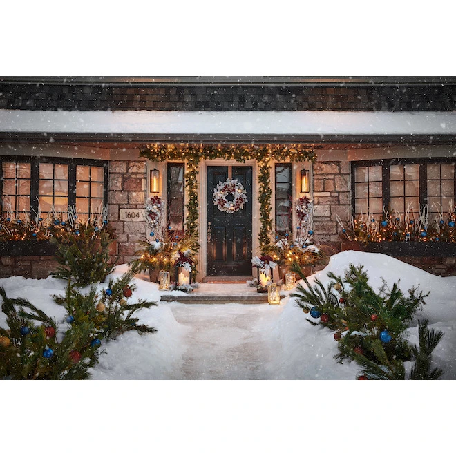 Ensemble D'ornement En Plastique Holiday Living, Plastique Doré, Mauve Et Bleu (50/pqt) 2 Ensemble D'ornement En Plastique Holiday Living, Plastique Doré, Mauve Et Bleu (50/pqt) – Image 2