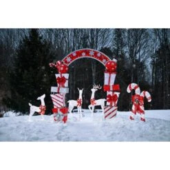 Décoration Cannes De Bonbon Holiday Living Autoportante Avec Lumières DEL Blanches, 45 Po, Paquet De 1 -Décoration De Noël 10835142c L