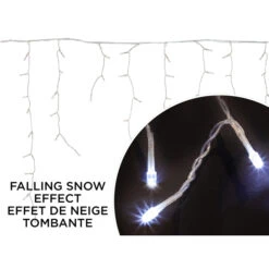 Jeu De 240 Lumières DEL En Glaçon Holiday Living De 19 Pi, Blanc Pur