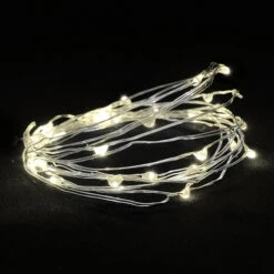 Jeu De Lumière Intérieur Et Extérieur à Piles Holiday Living, 100 DEL , Blanc Chaud