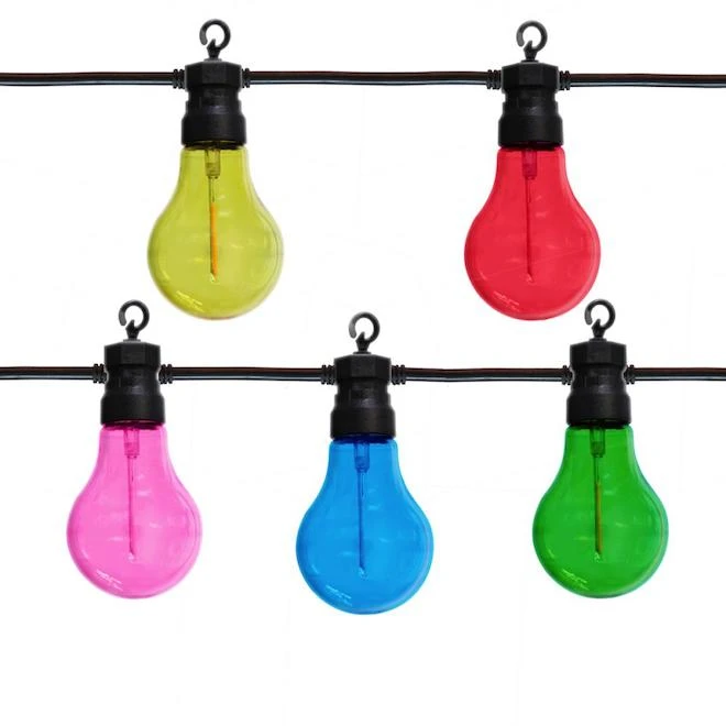Jeu De 10 Lumières Multicolores Traditionnelles DEL Danson Decor 2 Jeu De 10 Lumières Multicolores Traditionnelles DEL Danson Decor – Image 2