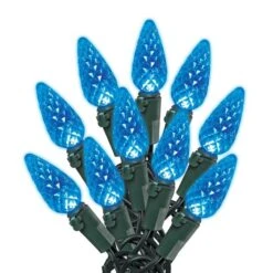 Sylvania Jeu De 70 Lumières, Intérieur/extérieur, DEL C6, Bleu -Décoration De Noël 22615006c L