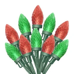 Jeu De Lumière De Sylvania, 100 DEL C9 Intérieur Et Extérieur, 50 Pi, Rouge Et Vert