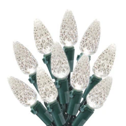 Lumière De Noël Sylvania, 150 Lumières DEL C6, Intérieur Et Extérieur, Blanc Chaud