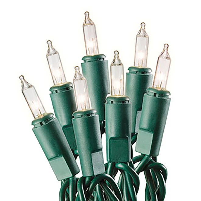 Lumières De Noël Sylvania De 48 Po, 200 Mini-DEL Blanc, Constant 1 Lumières De Noël Sylvania De 48 Po, 200 Mini-DEL Blanc, Constant