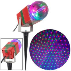 Projecteur De LightShow étoile Filante Gemmy Tourbillonant DEL Intérieur/extérieur