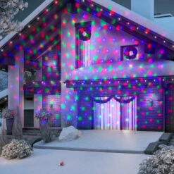 Projecteur De LightShow étoile Filante Gemmy Tourbillonant DEL Intérieur/extérieur -Décoration De Noël 23035914d L