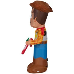 Woody Gonflable Illuminé Avec Canne De Noël Disney Airblown, 3,5 Pi -Décoration De Noël 23036003c L