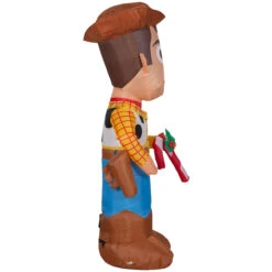 Woody Gonflable Illuminé Avec Canne De Noël Disney Airblown, 3,5 Pi -Décoration De Noël 23036003d L
