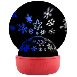 Projecteur DEL Ombre Et Lumière Gemmy, Scène Flocons De Neige, Lumière Bleue/blanche, 6,3 Po X 6,3 Po