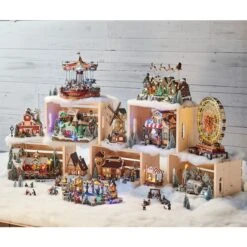 Carrousel électrique Rosie's, 12 Po X 12 Po X 14 Po, Polyrésine, Multicolore -Décoration De Noël 32019172e L