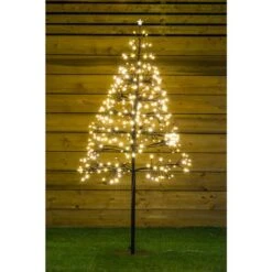 Arbre De Noël Brun, 380 Lumières DEL -Décoration De Noël 330685918 AlternateImageA2 l