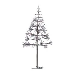 Arbre De Noël Brun, 380 Lumières DEL