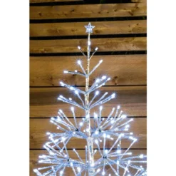 Arbre De Noël Argenté, 380 Lumières DEL -Décoration De Noël 330685919 AlternateImageA3 l