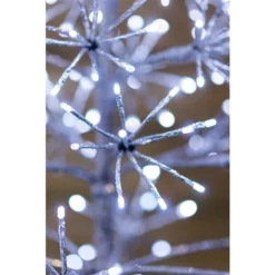 Arbre De Noël Argenté, 380 Lumières DEL -Décoration De Noël 330685919 AlternateImageA5 l