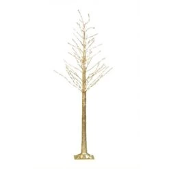 Arbre Lumineux, Or, 192 Lumières DEL, 72"