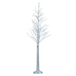 Arbre Lumineux Argenté, 192 Lumières DEL, 72"