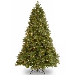 Sapin De Noël Artificiel Downswept Douglas Par National Tree Company De 7,5 Pi Avec Lumières DEL Bicolores
