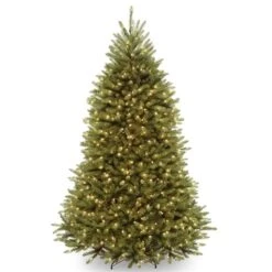 Sapin De Noël Artificiel Dunhill Par National Tree Company De 7,5 Pi Avec Lumières DEL Bicolores