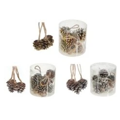 Ornements Festifs En Pommes De Pin Multicolores Par IH Casa Decor