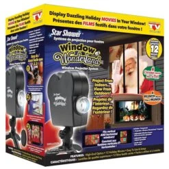 Système De Projection Multifonction à DEL Window Wonderland Par Star Shower Pour Fenêtre