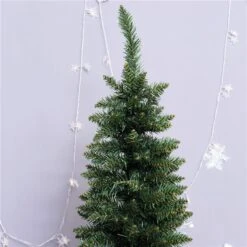 Sapin De Noël Artificiel De HomCom De 6 pi Sur Pieds Mince, Vert -Décoration De Noël 330928550 AlternateImage3 l