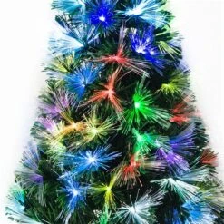 Sapin De Noël Artificiel De HomCom De 4 pi Sur Pieds De Style Pin Régulier Avec 130 Lumières Multicolores, -Décoration De Noël 330928608 AlternateImage4 l