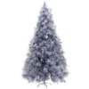 Sapin De Noël Artificiel De HomCom De 7 pi Sur Pieds De Style Pin Régulier, Bleu