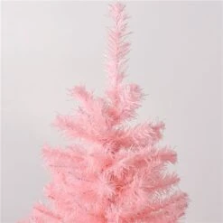 Sapin De Noël Artificiel Rose Charnu Sur Pied Par HomCom De 6 pi -Décoration De Noël 331003132 AlternateImage3 l