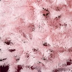 Sapin De Noël Artificiel Rose Charnu Sur Pied Par HomCom De 6 pi -Décoration De Noël 331003132 AlternateImage4 l