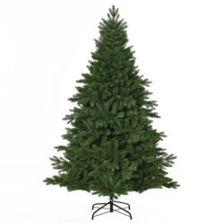 Sapin De Noël Artificiel Vert Charnu Sur Pied Par HomCom De 6 pi