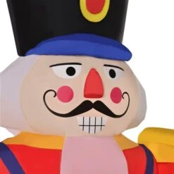 Casse-noisette Gonflable Jouant Du Tambour Par HomCom De 8 pi Avec Lumière Interne -Décoration De Noël 331003161 AlternateImage3 l