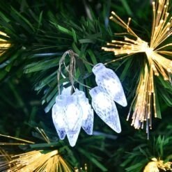 Sapin De Noël Artificiel Vert Charnu Sur Pied Par HomCom De 4 pi Avec 130 lumières -Décoration De Noël 331003171 AlternateImage3 l