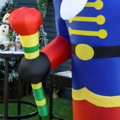 Case-noisette Gonflable Par HomCom De 8 pi Avec Lumière Interne -Décoration De Noël 331003188 AlternateImage3 l