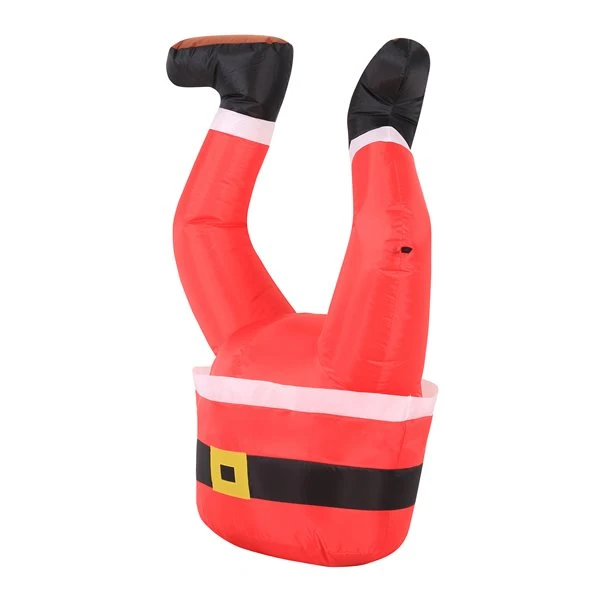 Jambes De Père Noël Gonflables Par Occasions De 42 Po H. X 19 Po L. Avec Lumière Interne 2 Jambes De Père Noël Gonflables Par Occasions De 42 Po H. X 19 Po L. Avec Lumière Interne – Image 2