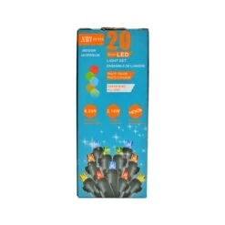 Guirlande De Lumières De Noël à DEL IH Casa Decor D'intérieur Multicolore De 6,29 Po, 20 Lumières