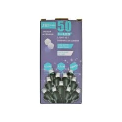 Guirlande De Lumières De Noël à DEL IH Casa Decor D'intérieur Blanc Froid De 12,54 Po, 50 Lumières