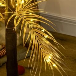 Palmier Artificiel De 5 Pi Avec 150 DEL Blanc Chaud Par HOMCOM -Décoration De Noël 331061745 AlternateImage3 l