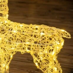 Décoration De Noël De Renne éclairé Avec Lumières LED Et Piquets Par Outsunny -Décoration De Noël 331061756 AlternateImage4 l