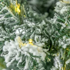 Arbre De Noël Artificiel De 9 Pi Avec Flocons En Neige Et Lumières Par HOMCOM -Décoration De Noël 331061777 AlternateImage3 l