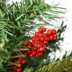 Sapin De Noël Artificiel Vert Sur Pieds Avec 24 Lumières DEL Par HomCom De 1,5 Pi, 2 Pièces 9 Sapin De Noël Artificiel Vert Sur Pieds Avec 24 Lumières DEL Par HomCom De 1,5 Pi, 2 Pièces -Décoration De Noël 331063431 AlternateImage4 l