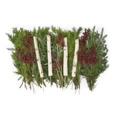Assortiments Pour Confection De 2 Paniers Décoratifs De Noël Par Brookdale Treeland Nurseries De 36 Po