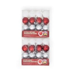 Épinette D'Alberta Avec Petits Ornements Et Lumières à DEL Par Brookdale Treeland Nurseries De 25 Po, Ens. De 2 -Décoration De Noël 331063541 AlternateImage4 l