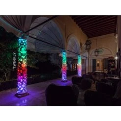 Guirlande Lumineuse De Noël Intérieure Et Extérieure Generation II Par TWINKLY De 26,2 Pi Avec 100 DEL Multicolores Et Minute -Décoration De Noël 331066635 AlternateImage4 l