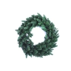 Couronne De Noël Intérieure Artificielle RGB+W Par TWINKLY Verte De 24 Po Et Pré-illuminée Avec 50 Lumières DEL Multicolore