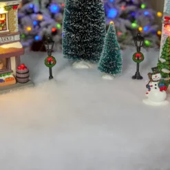 Couverture De Neige Décorative, Holiday Living, Polyester, 96 Po X 15 Po, Blanc -Décoration De Noël 43265088c L