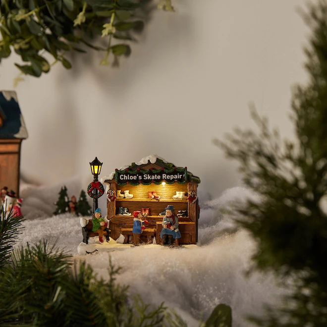 Magasin De Réparation De Patins De Chloe Carole Towne Illuminé 3 Magasin De Réparation De Patins De Chloe Carole Towne Illuminé – Image 3