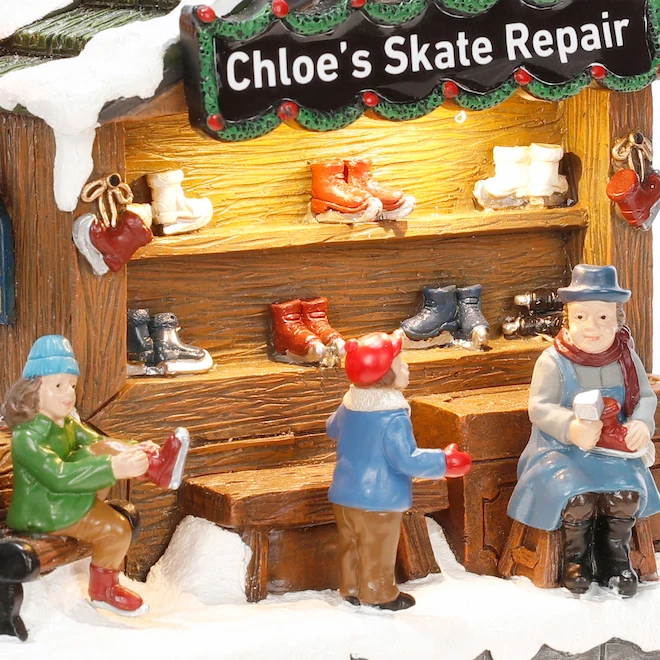 Magasin De Réparation De Patins De Chloe Carole Towne Illuminé 4 Magasin De Réparation De Patins De Chloe Carole Towne Illuminé – Image 4