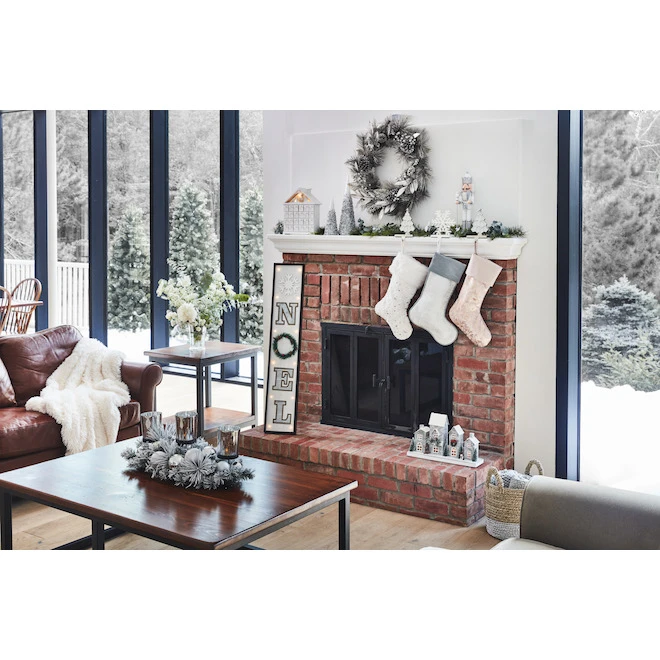 Boules De Noël, Style Iridescent, Verre, Argent, 3/pqt 4 Boules De Noël, Style Iridescent, Verre, Argent, 3/pqt – Image 4